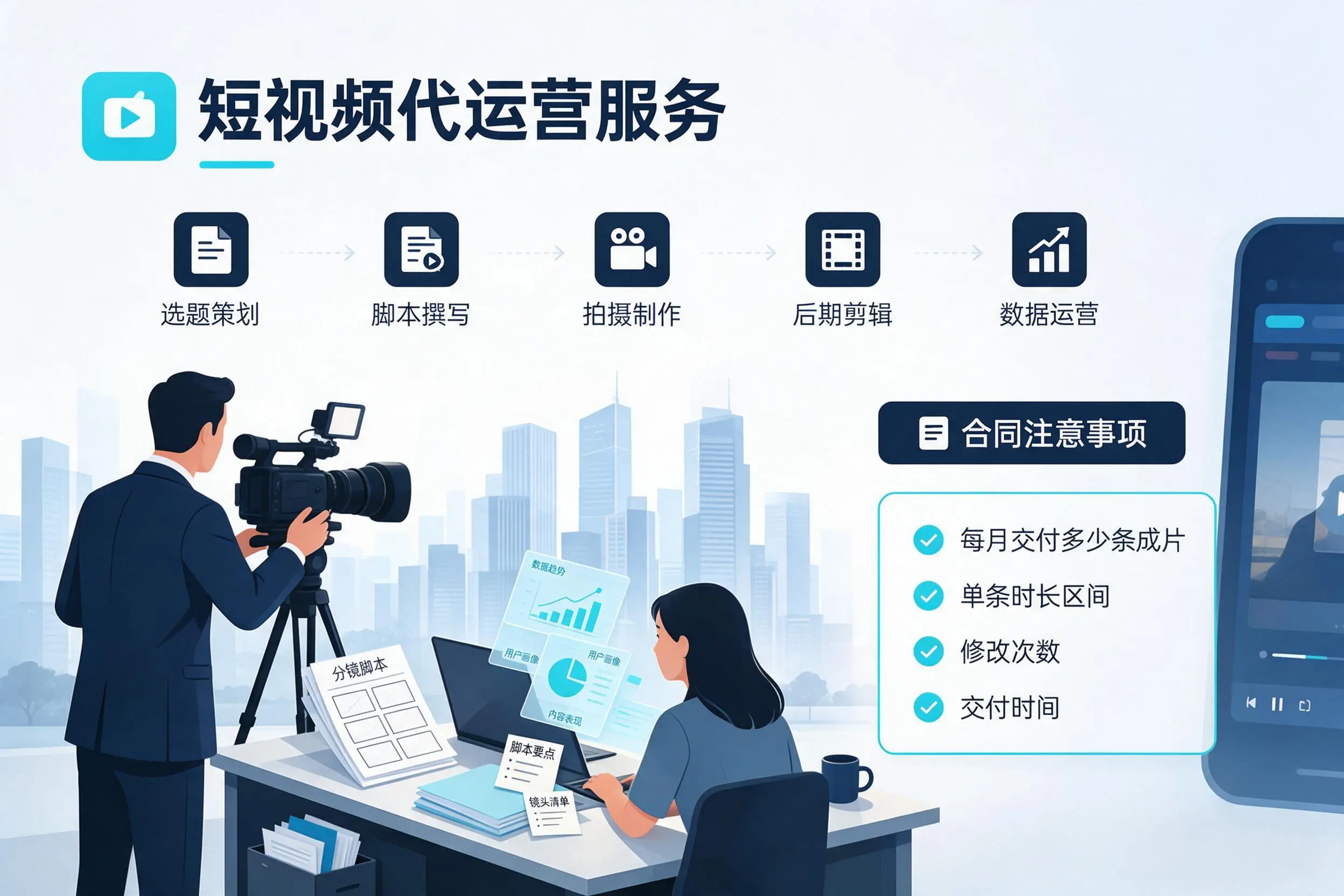 短视频代运营包含哪些服务？重庆郊县企业常见问题科普