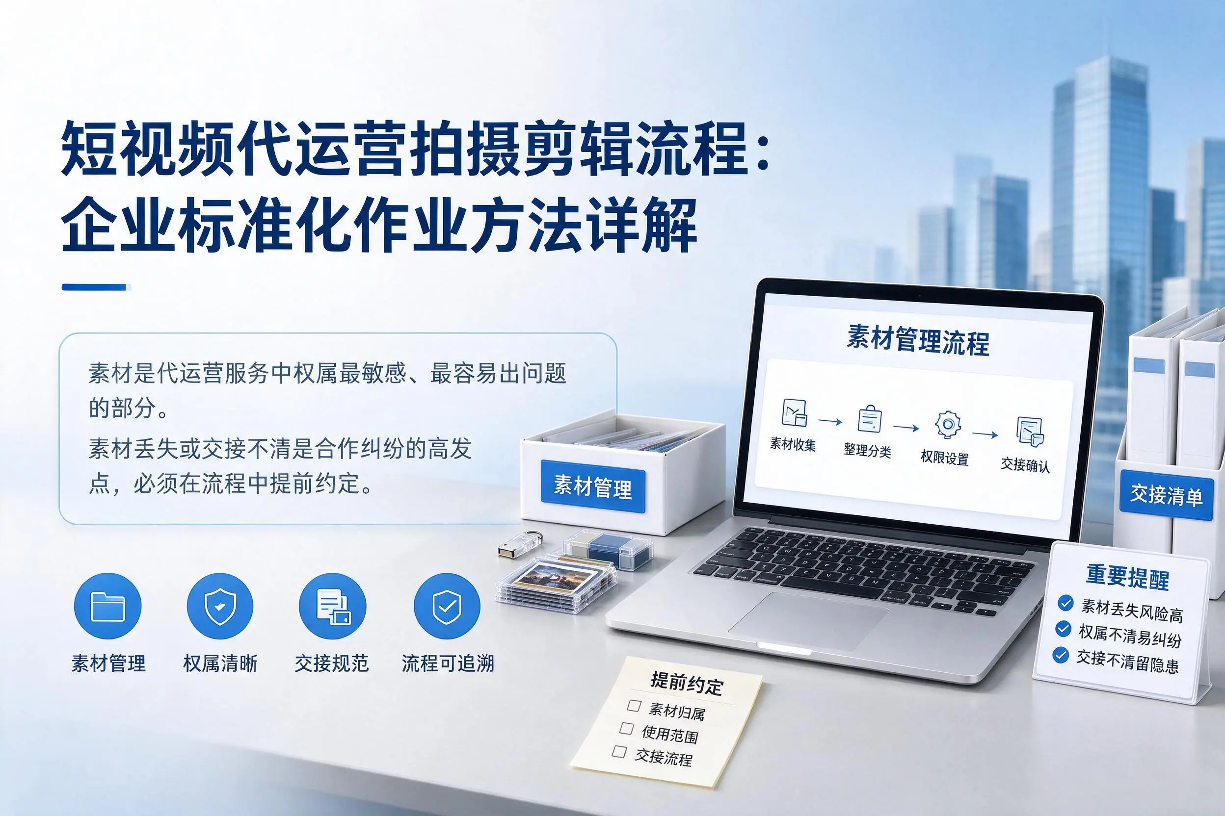 短视频代运营拍摄剪辑流程:重庆郊县企业标准化作业方法详解