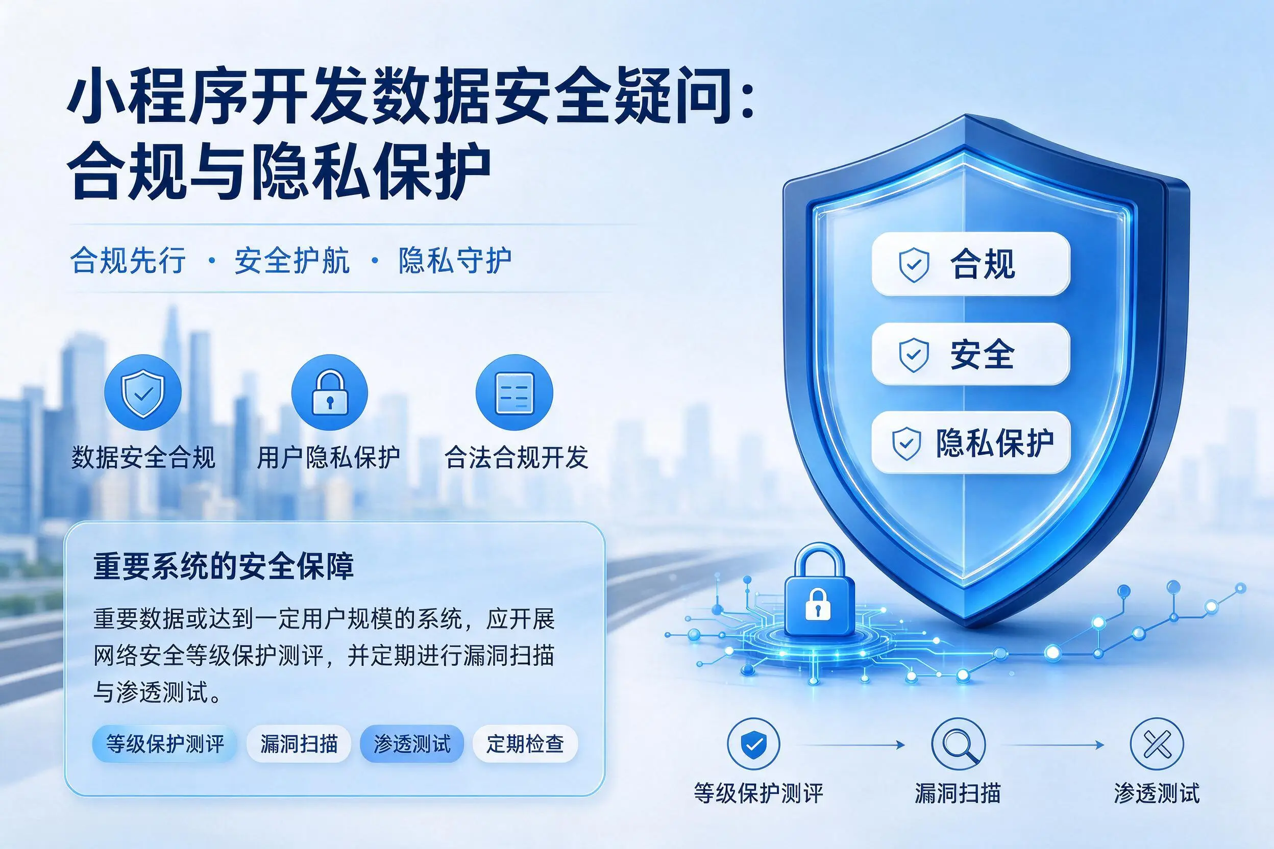 重庆郊县小程序开发数据安全疑问：合规与隐私保护
