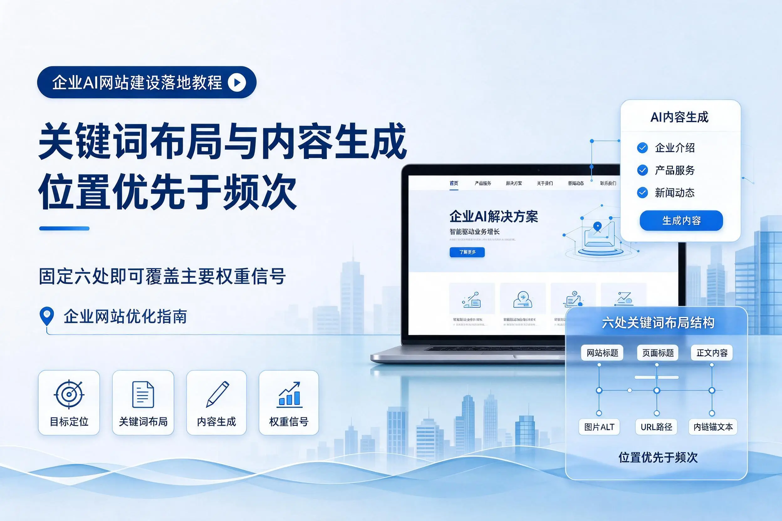 重庆郊县企业AI网站建设落地教程：关键词布局与内容生成