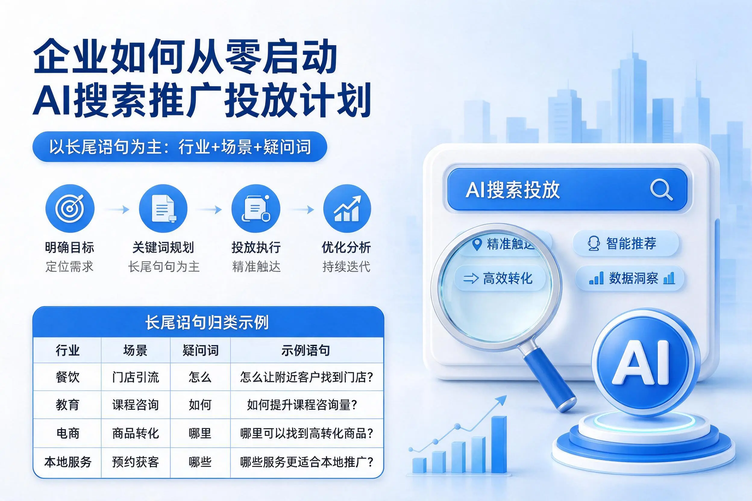重庆郊县企业如何从零启动AI搜索推广投放计划